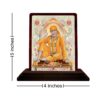 wooden Sai Baba murti for puja room