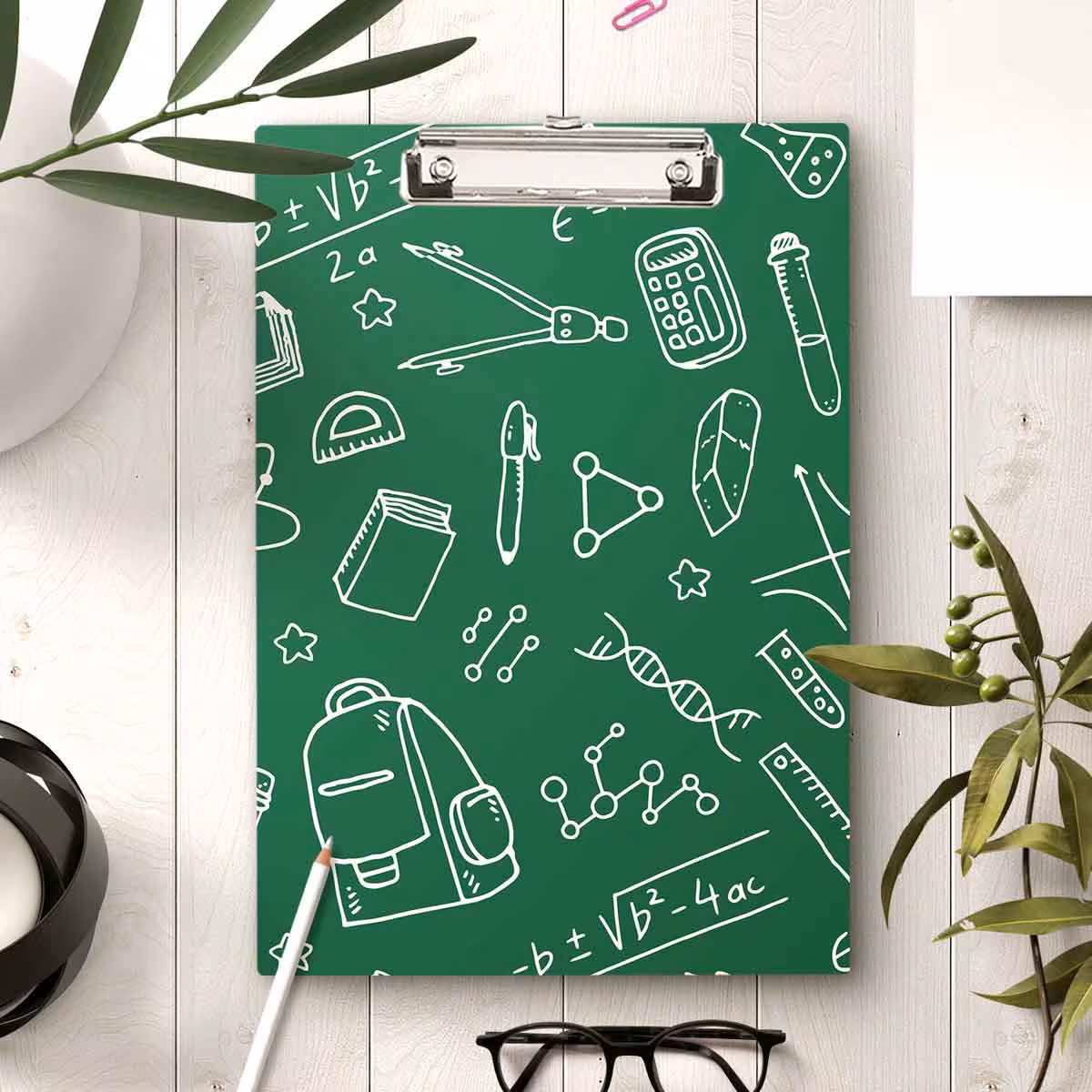 Clipboard Writing Pad 9x12 Inch Science Non