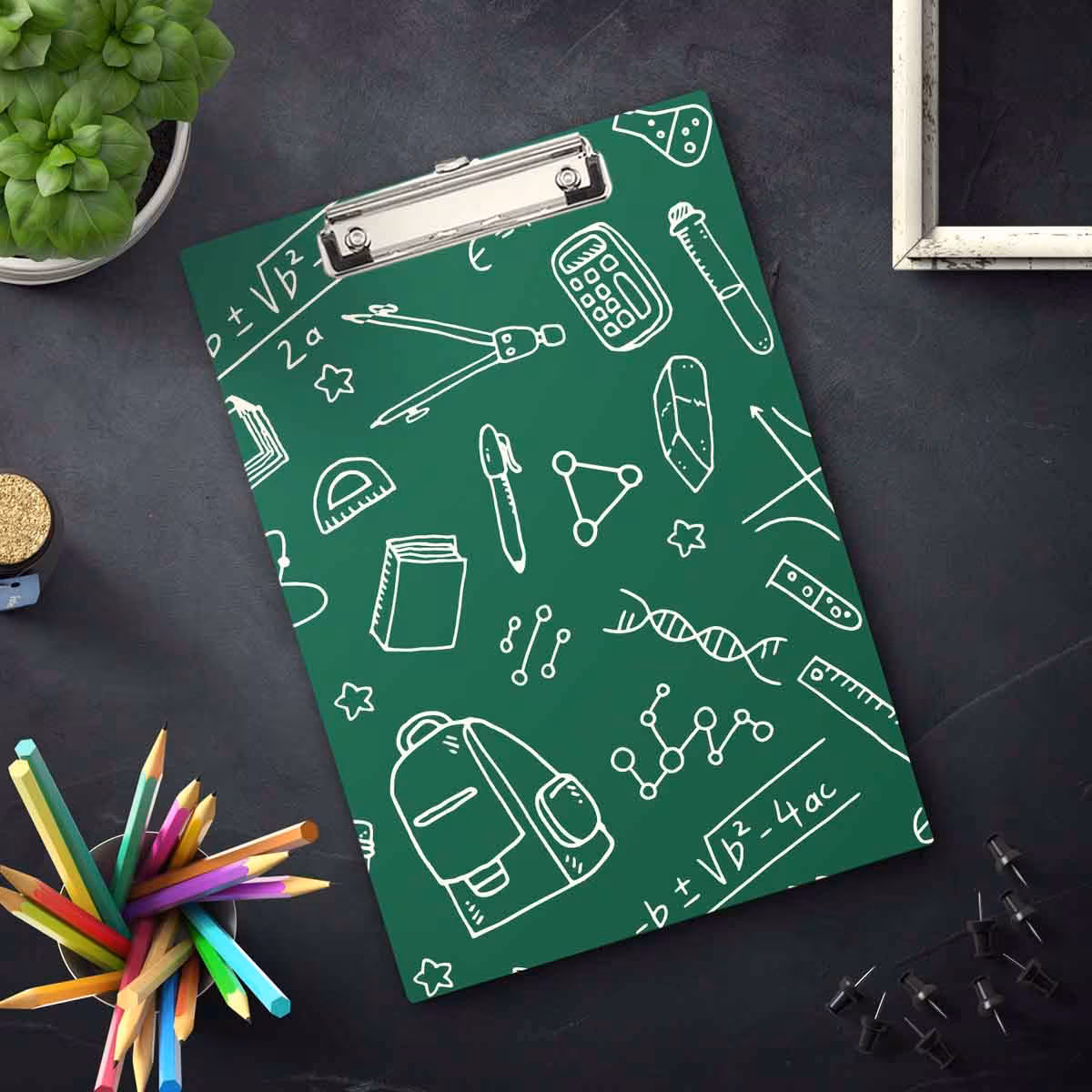 Clipboard Writing Pad 9x12 Inch Science Non