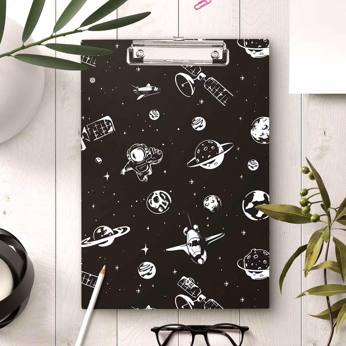 Clipboard 9x12 Inch Space Texture