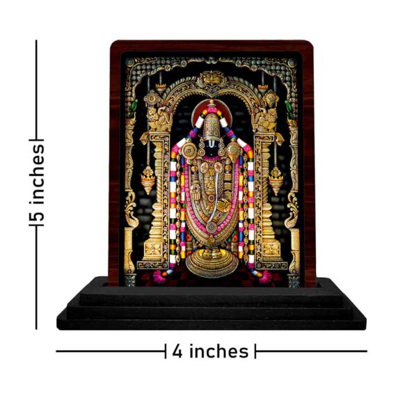 wooden Balaji murti for worship