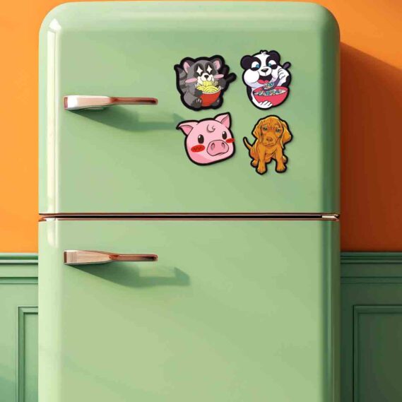 Adorable refrigerator magnets