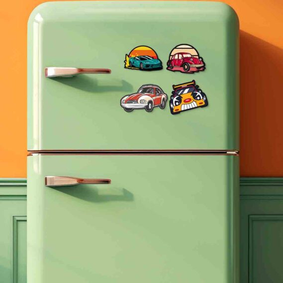 Car lover fridge magnets