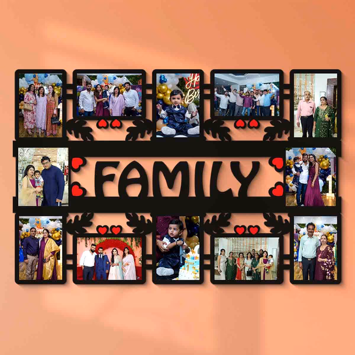 Family Photo Frame 12 Photos 12x18 Inch Near