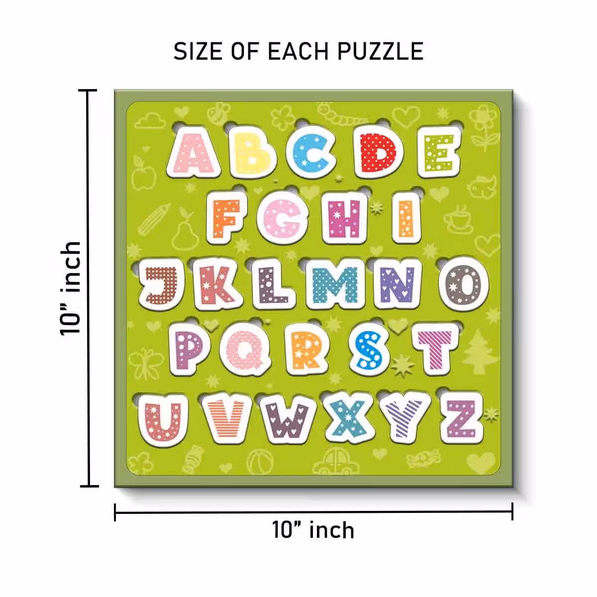 Mind Puzzle Game Set of 2 10x10 Inch for Kids Games