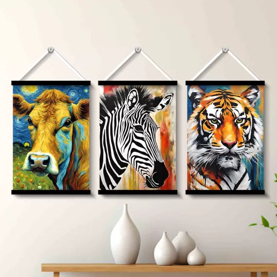 Home Decor Items Wall Decor Aesthetic Pictures (Size 12x18 inches Each)