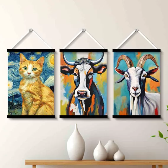 Home Decor for Living Room Wall Decoration Painting Bedroom (Size 12x18 inches Each)