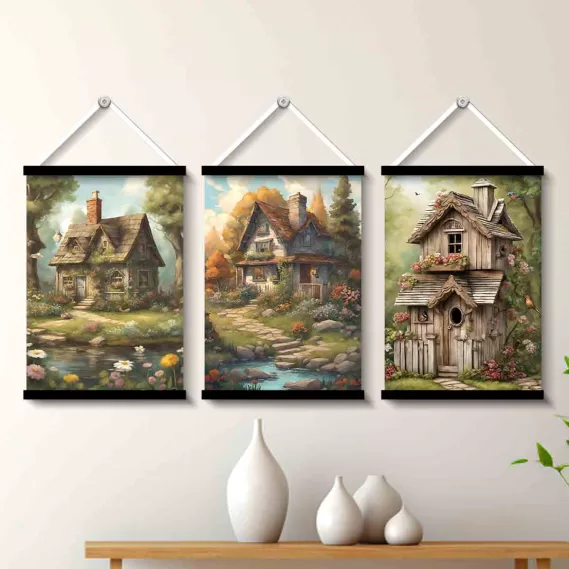 Home Decor Gifts Wall Decor Art Bathroom (Size 12x18 inches Each)