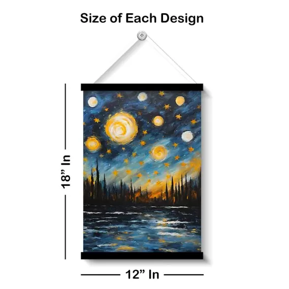 Home Decor Hanging Items Beautiful Wall Decor (Size 12x18 inches Each)