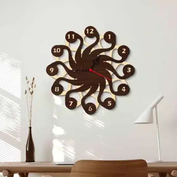 Modern Wall Clock Home Gift Items (Size 12x12 Inches)