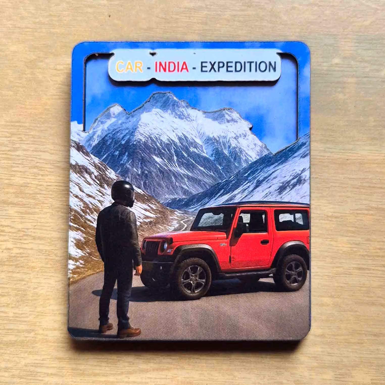 India Expedition 3D Travel Fridge Magnet