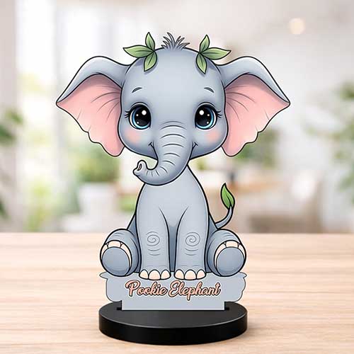 Pocket Elephant Funny Tabletop Statue