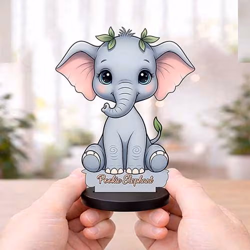 Pocket Elephant Funny Tabletop Statue