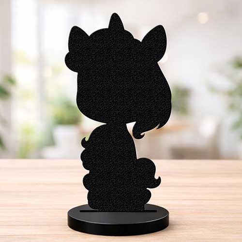 Girl Power Unicorn Funny Tabletop Statue - Image 2