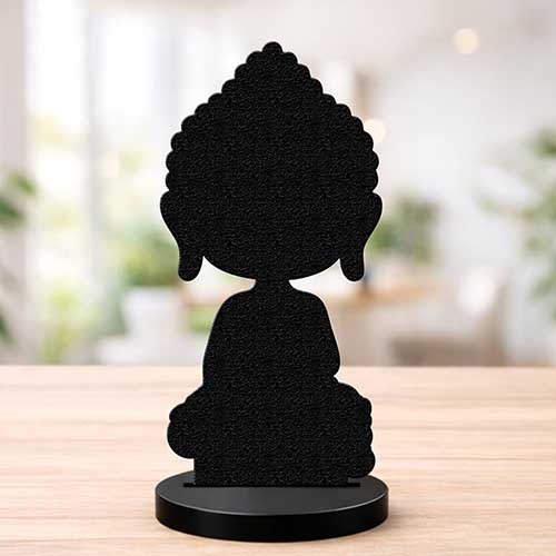 Meditating Buddha Funny Tabletop Statue - Image 2