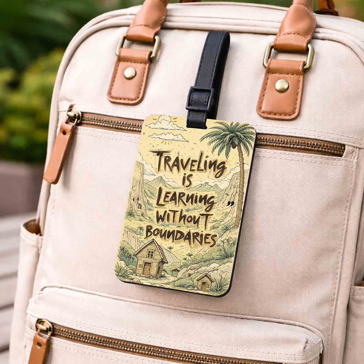 Adventure & Learning Boundaries Luggage Tags Set of 2 - Image 2