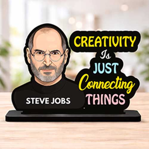 Leonardo da Vinci Motivational Tabletop Statue