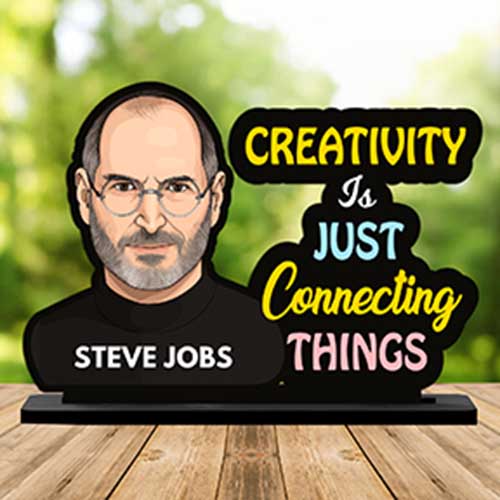 Leonardo da Vinci Motivational Tabletop Statue