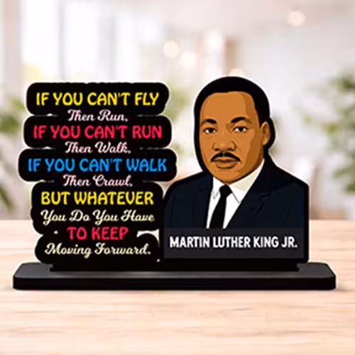 Martin Luther King Jr. Motivational Tabletop Statue