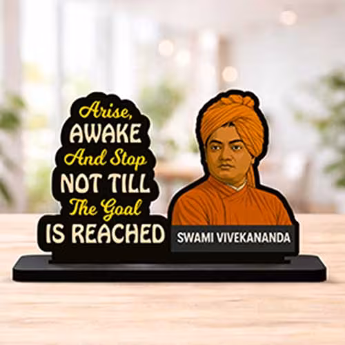 Swami Vivekananda Motivational Tabletop Statue