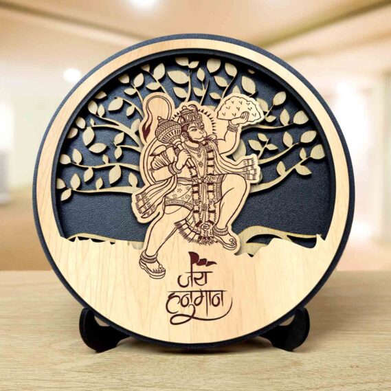 Bal Krishna Round Engraved Idol