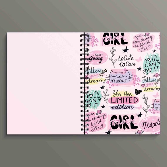 Girl Power Spiral Notebook