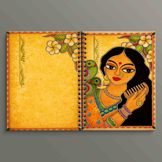 Madhubani Art Spiral Notebook