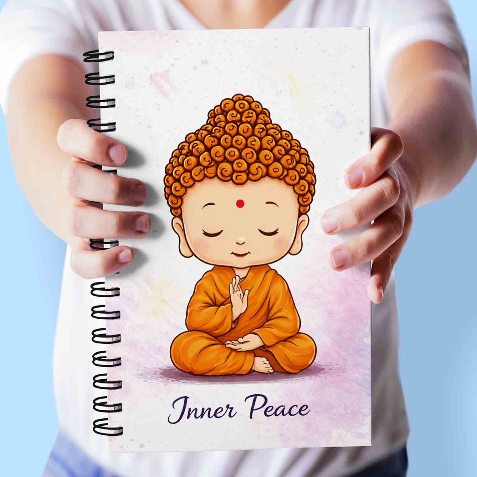 Inner Peace Buddha Spiral Notebook - Image 2