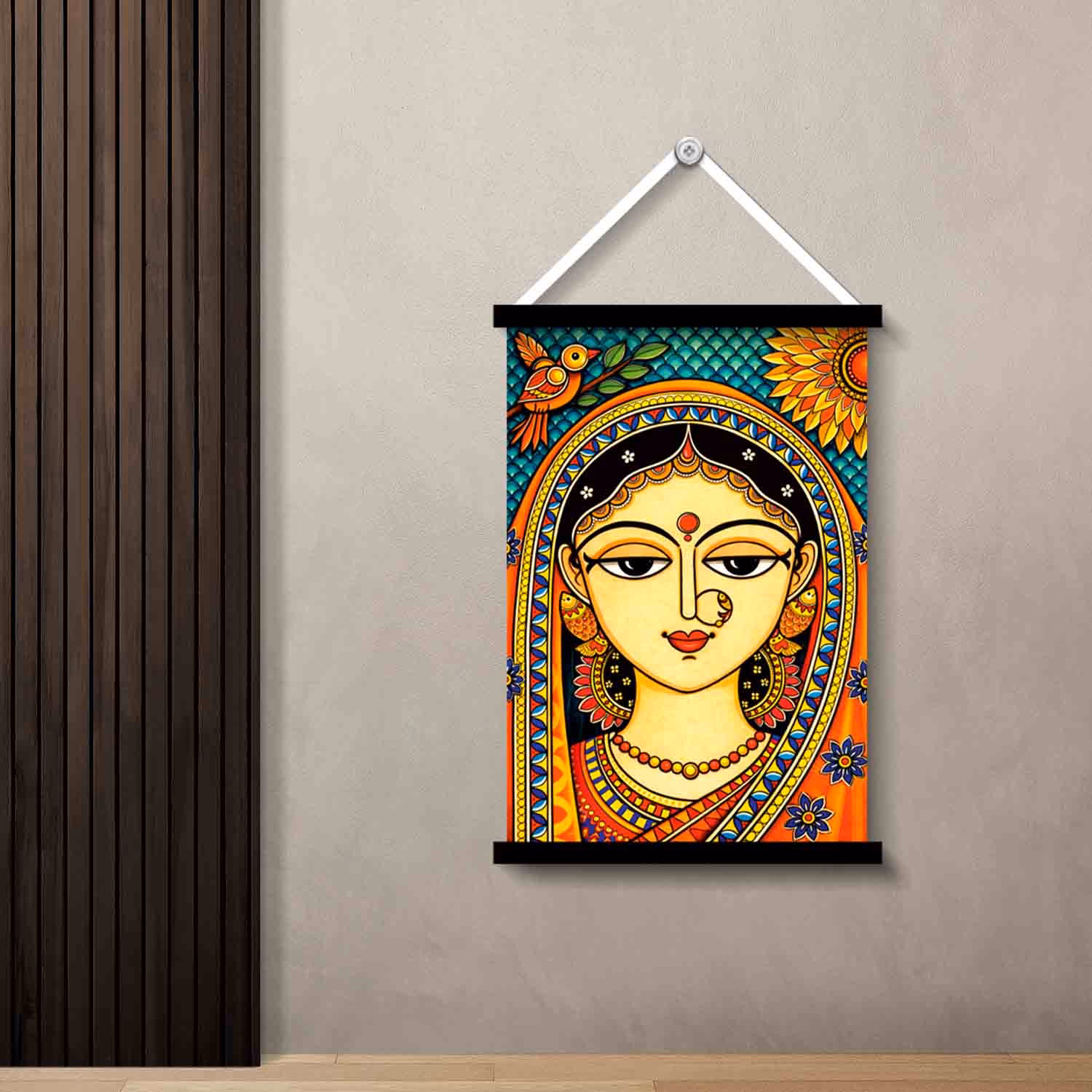 A Divine Goddess Face Wall Art Hanging Painting 45x30 cm | Vprint Quality - Image 3