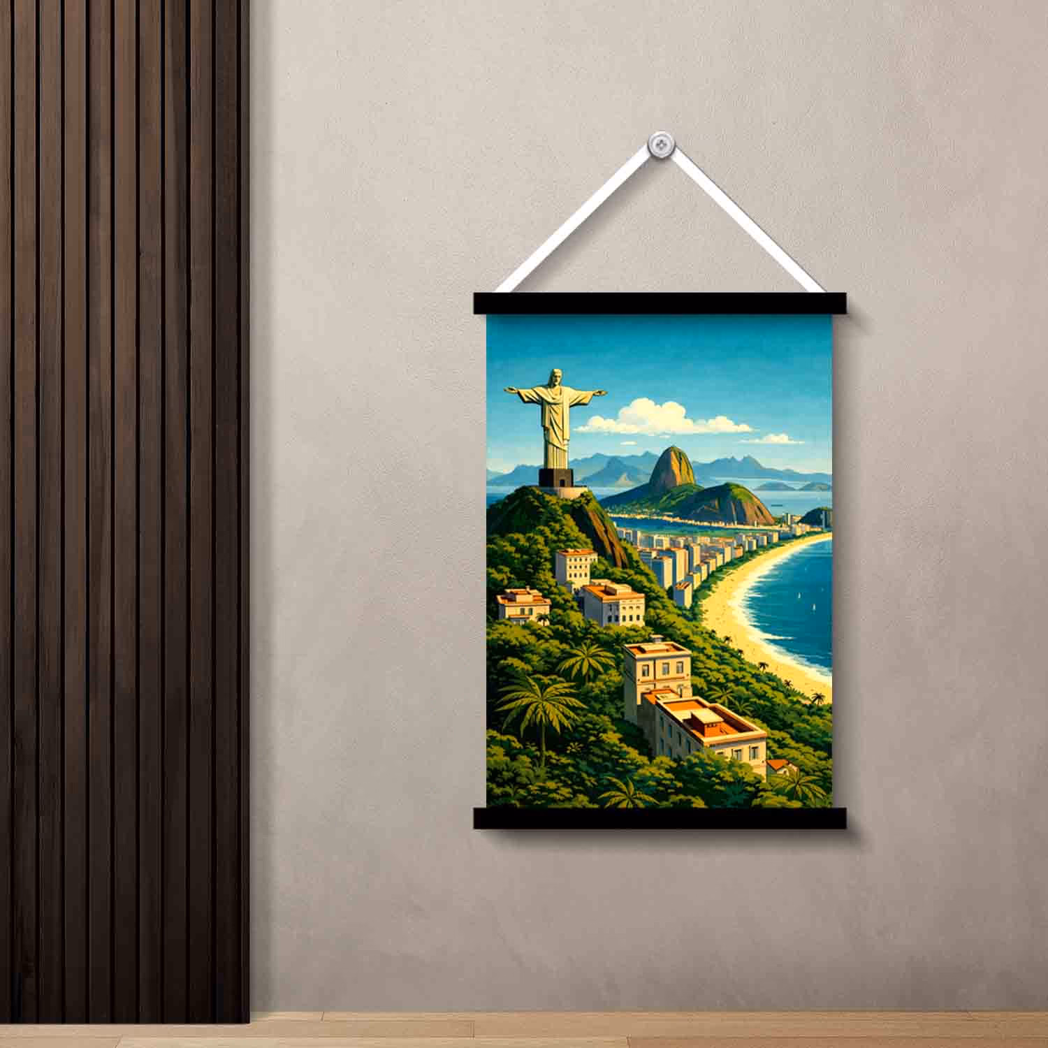 A Rio Christ the Redeemer Wall Art Hanging 45x30 cm | Vprint Quality - Image 3
