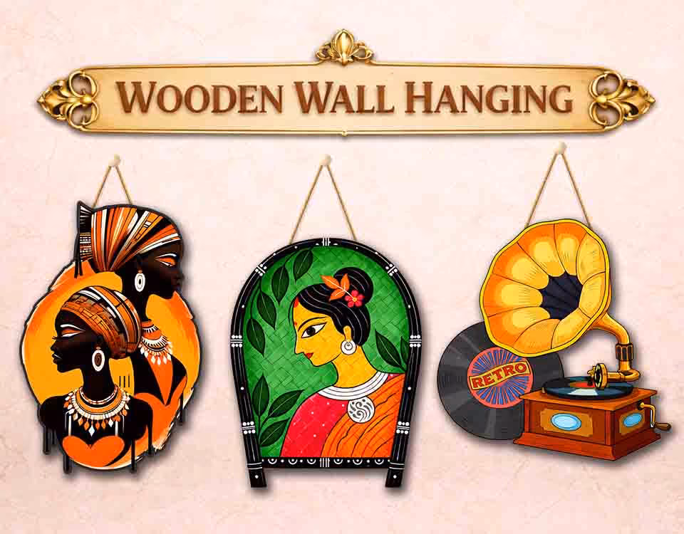 wooden wall hanging