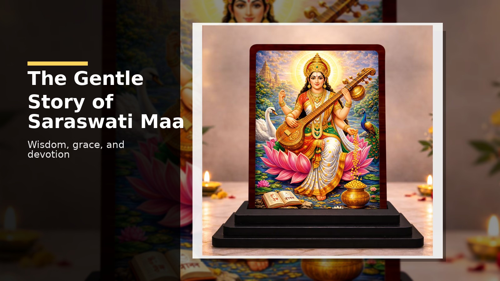 Saraswati Maa Story: Early Legends and Divine Wisdom