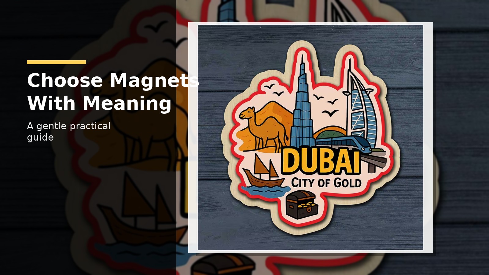 How to Choose the Right 3d Fridge Magnets for Your Home | Dubai 3D Fridge Magnet City of Gold Souvenir