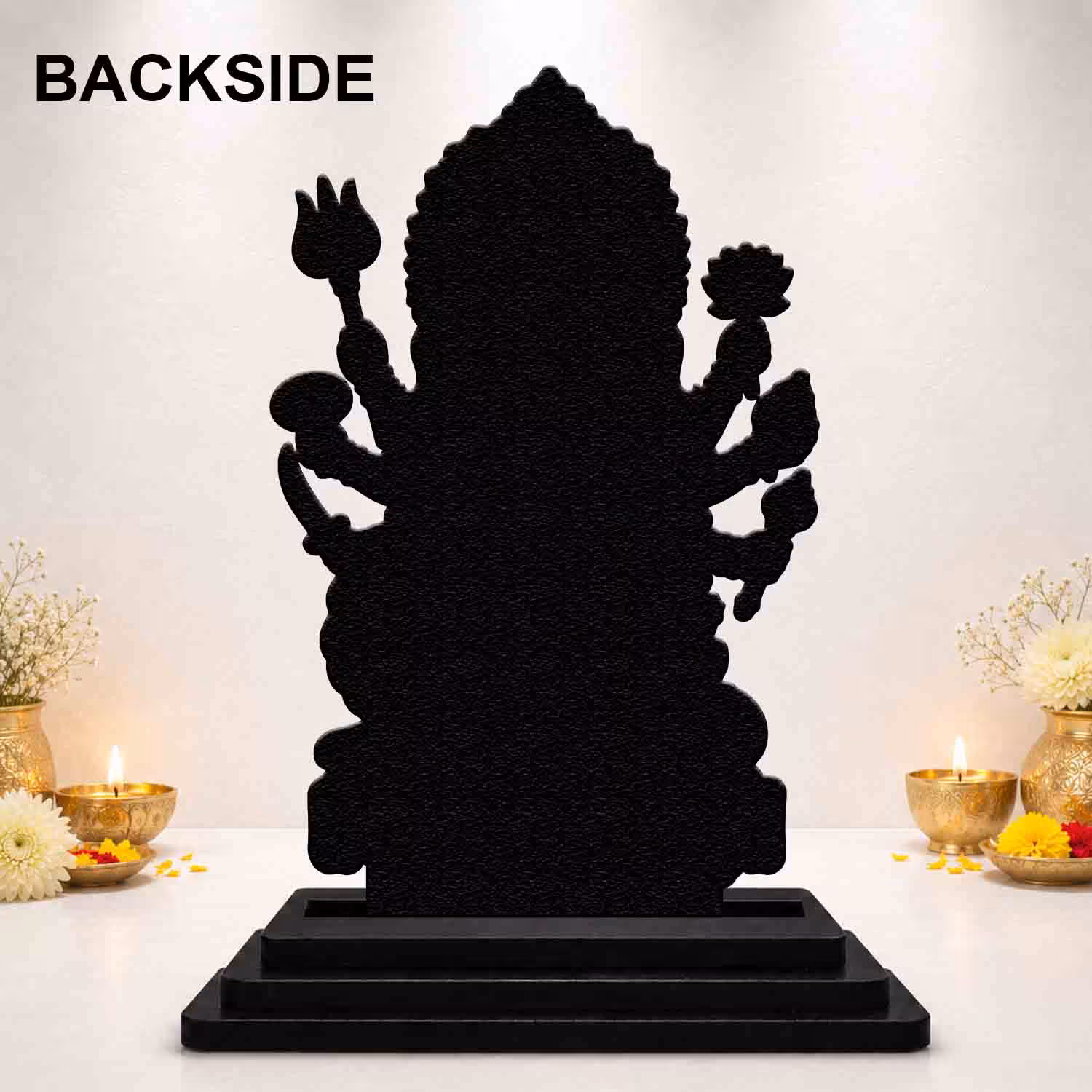 Durga Maa Wooden God Idol car dashboard idol