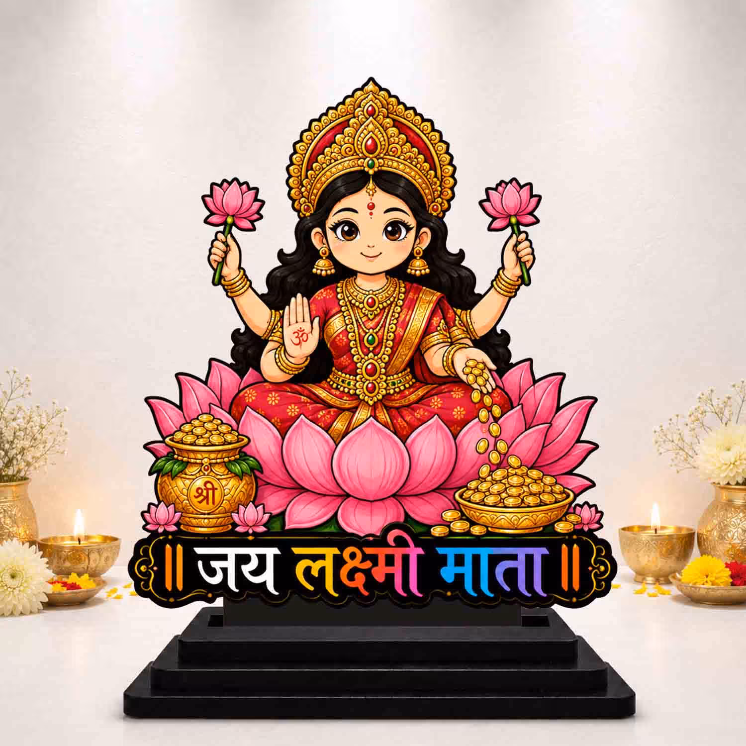 Lakshmi Maa Wooden God Idol Wooden God Idols