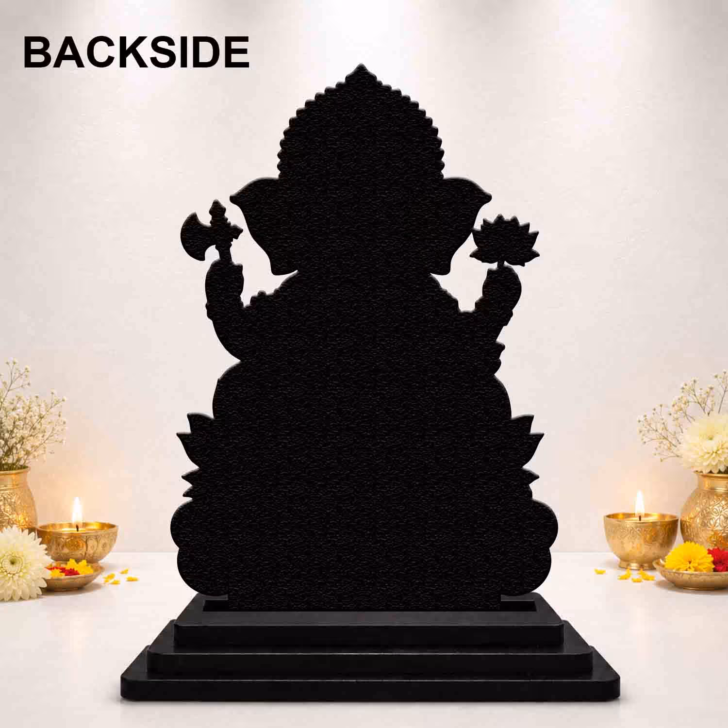 Ganesh Ji Wooden God Idol car dashboard idol