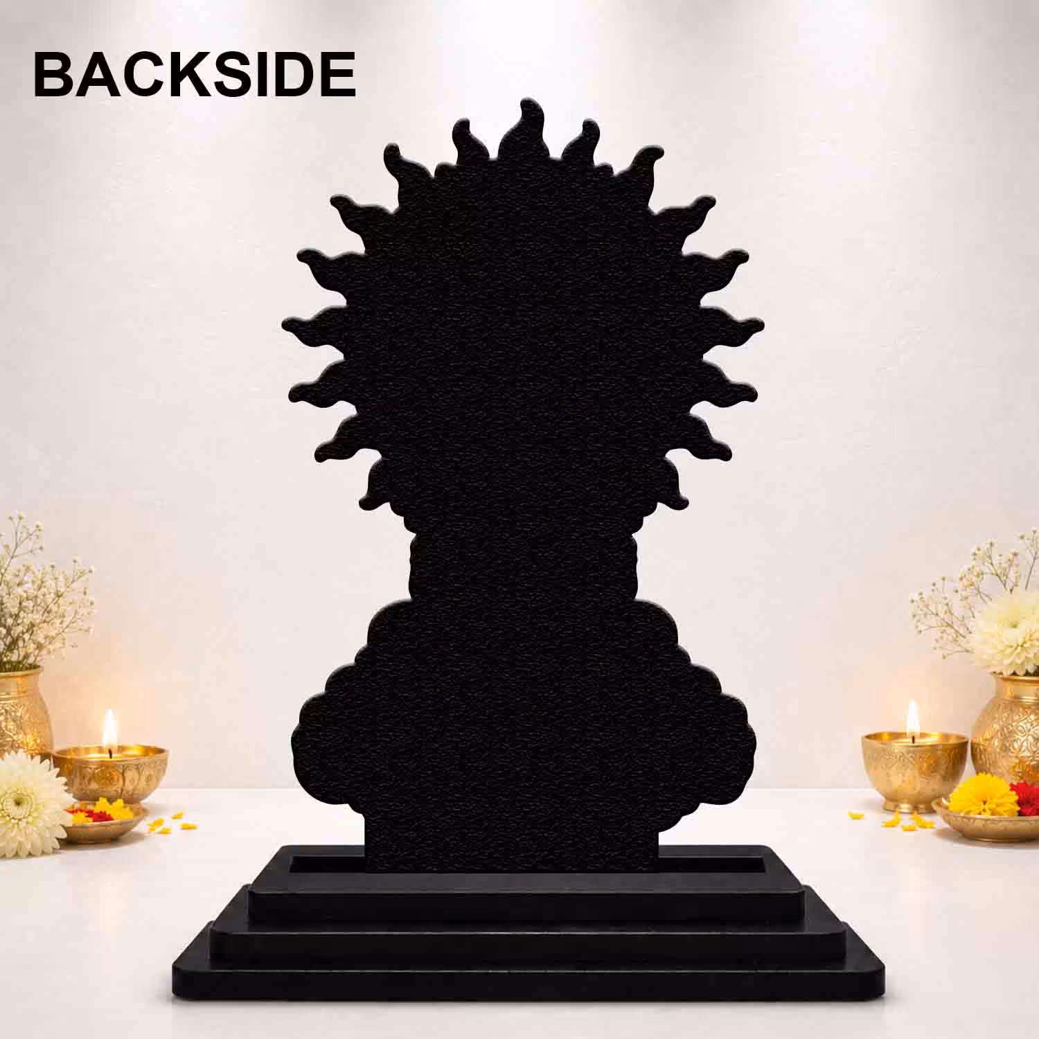 Surya Dev Wooden God Idol car dashboard idol