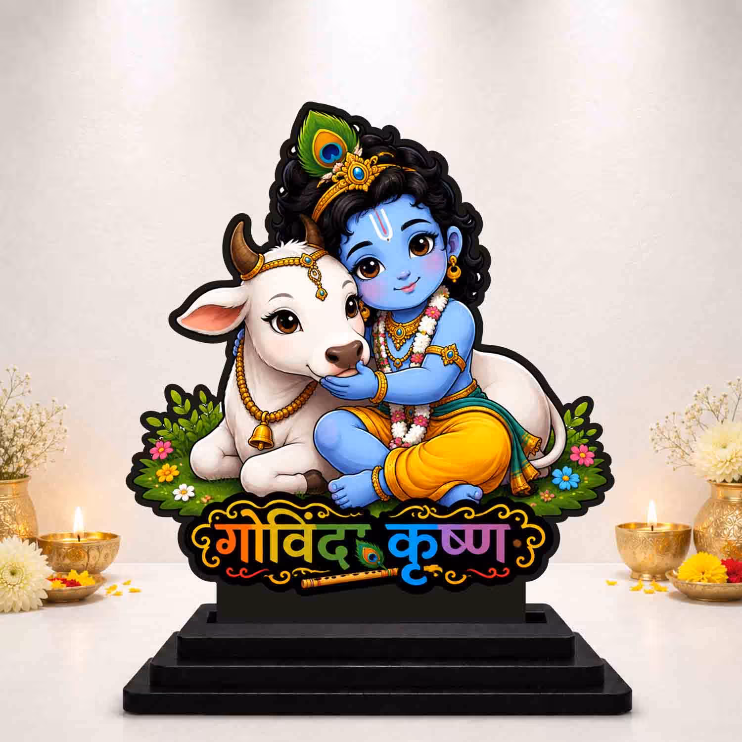 Gopal Krishna Wooden God Idol Wooden God Idols