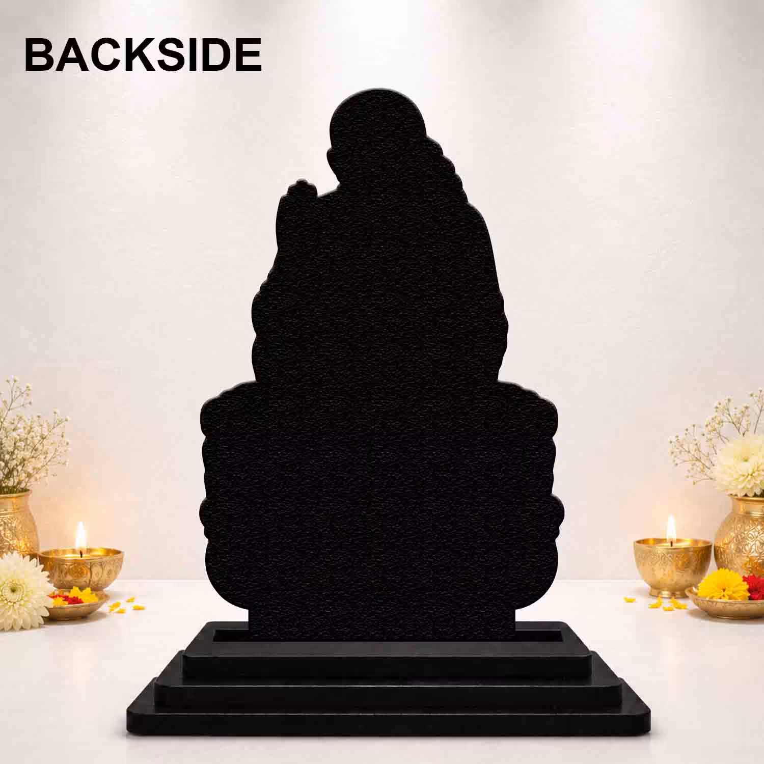 Sai Baba Wooden Idol car dashboard idol Wooden God Idols