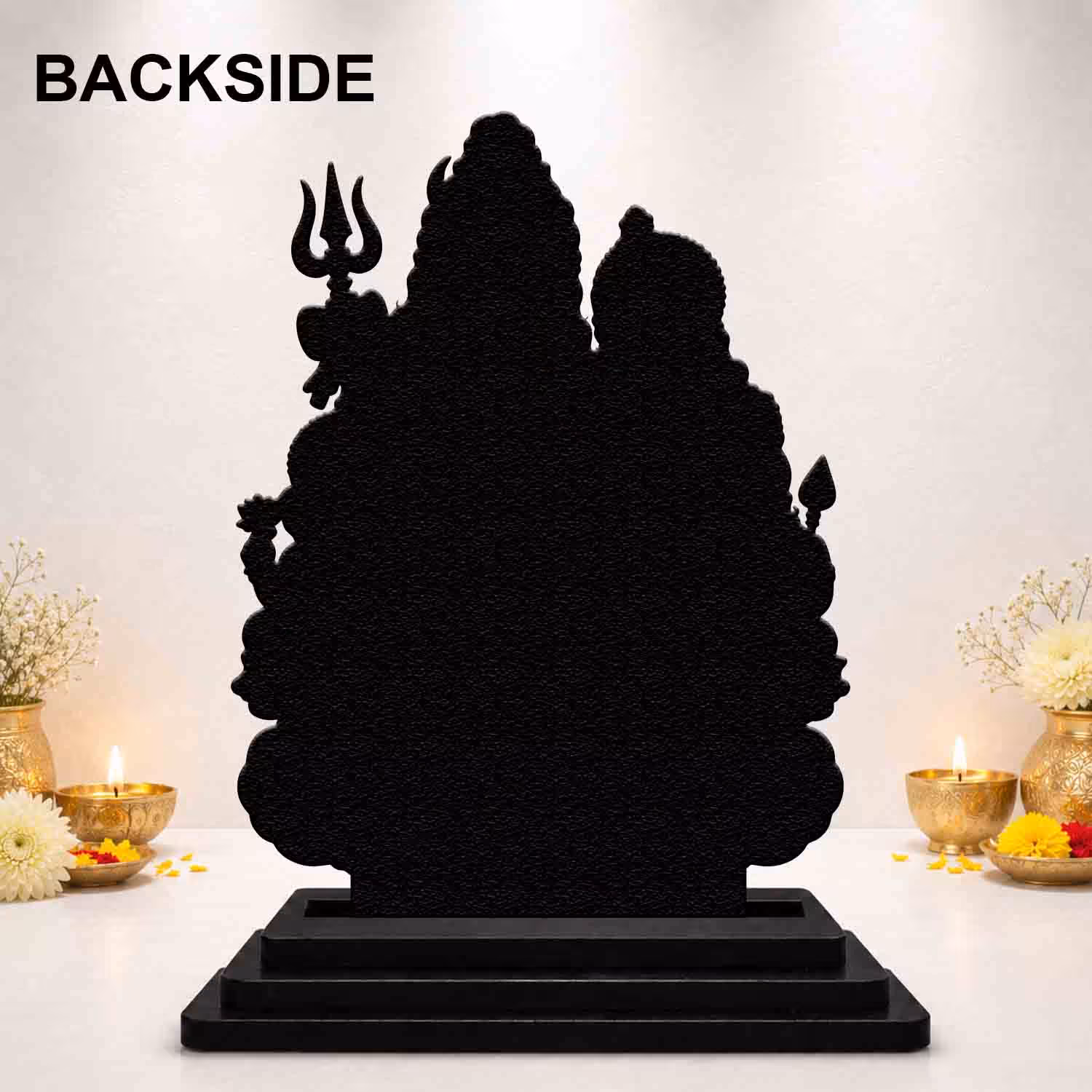 Shiv Parivar Wooden God Idol blessings and protection