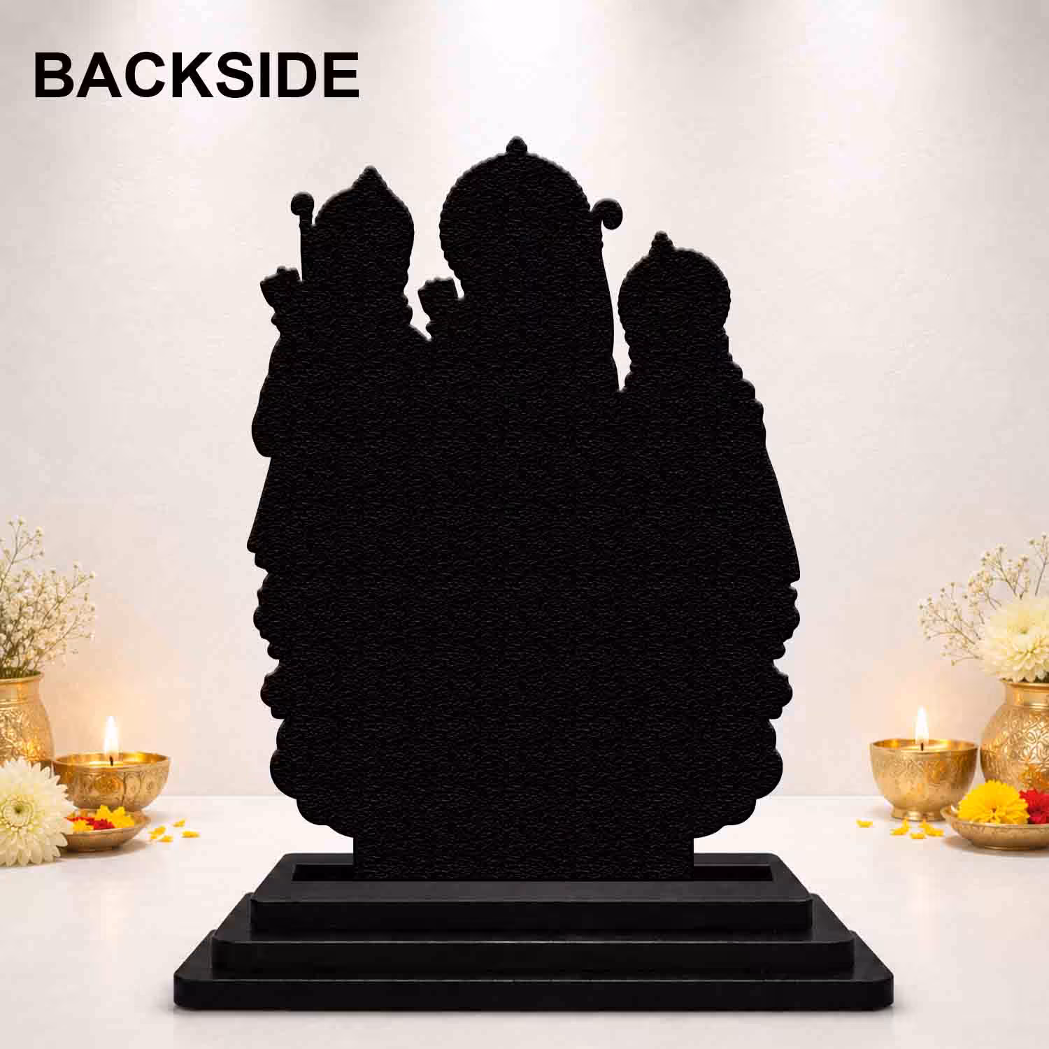 Ram Darbar Wooden God Idol car dashboard idol