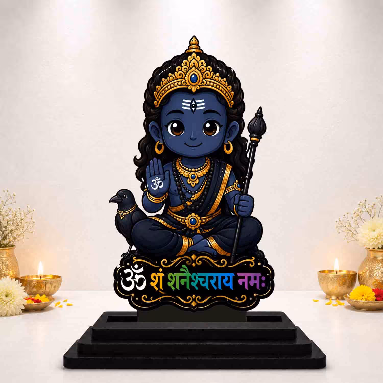 Shani Dev Wooden God Idol Wooden God Idols