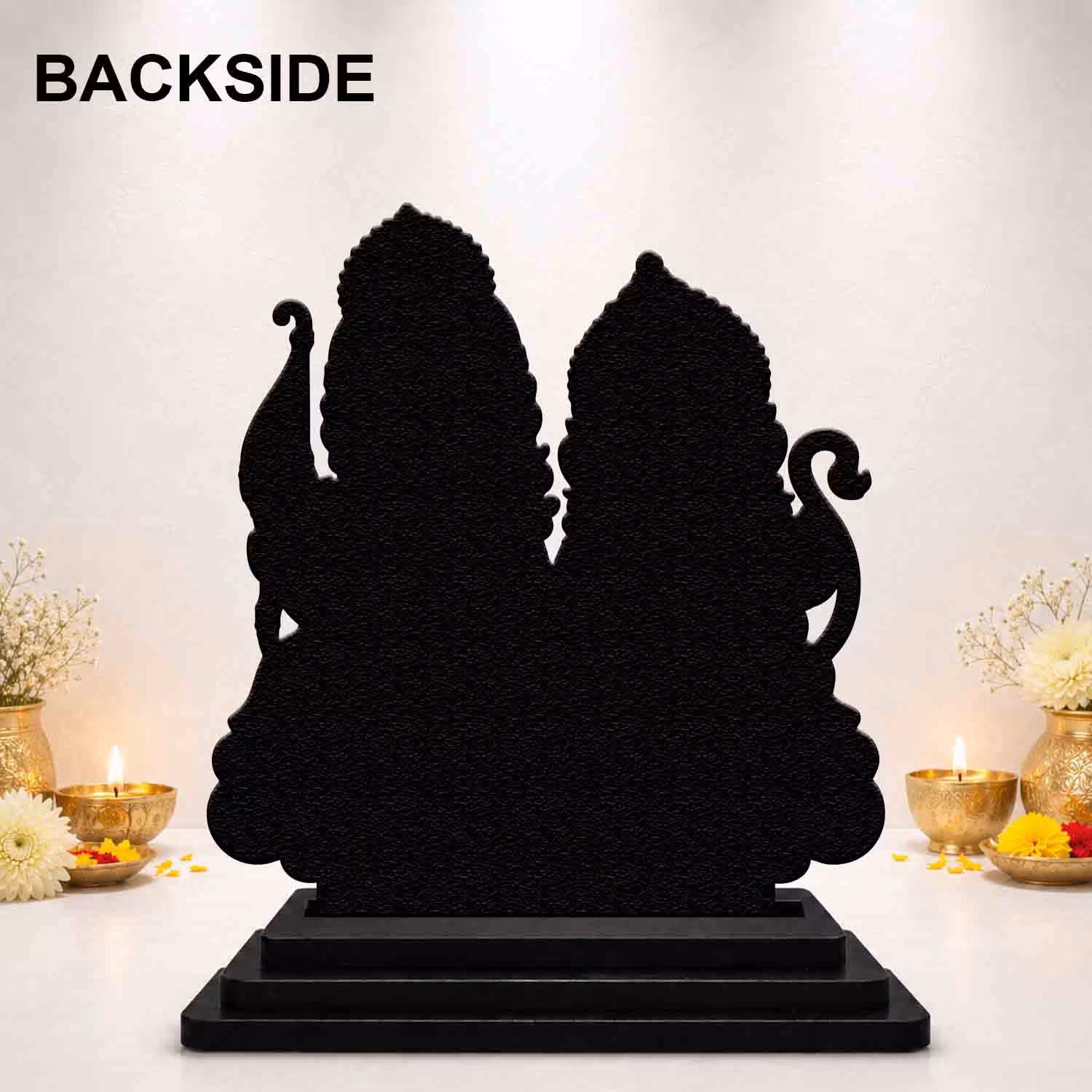 Ram Ji Hanuman Ji Wooden God Idol bhakti