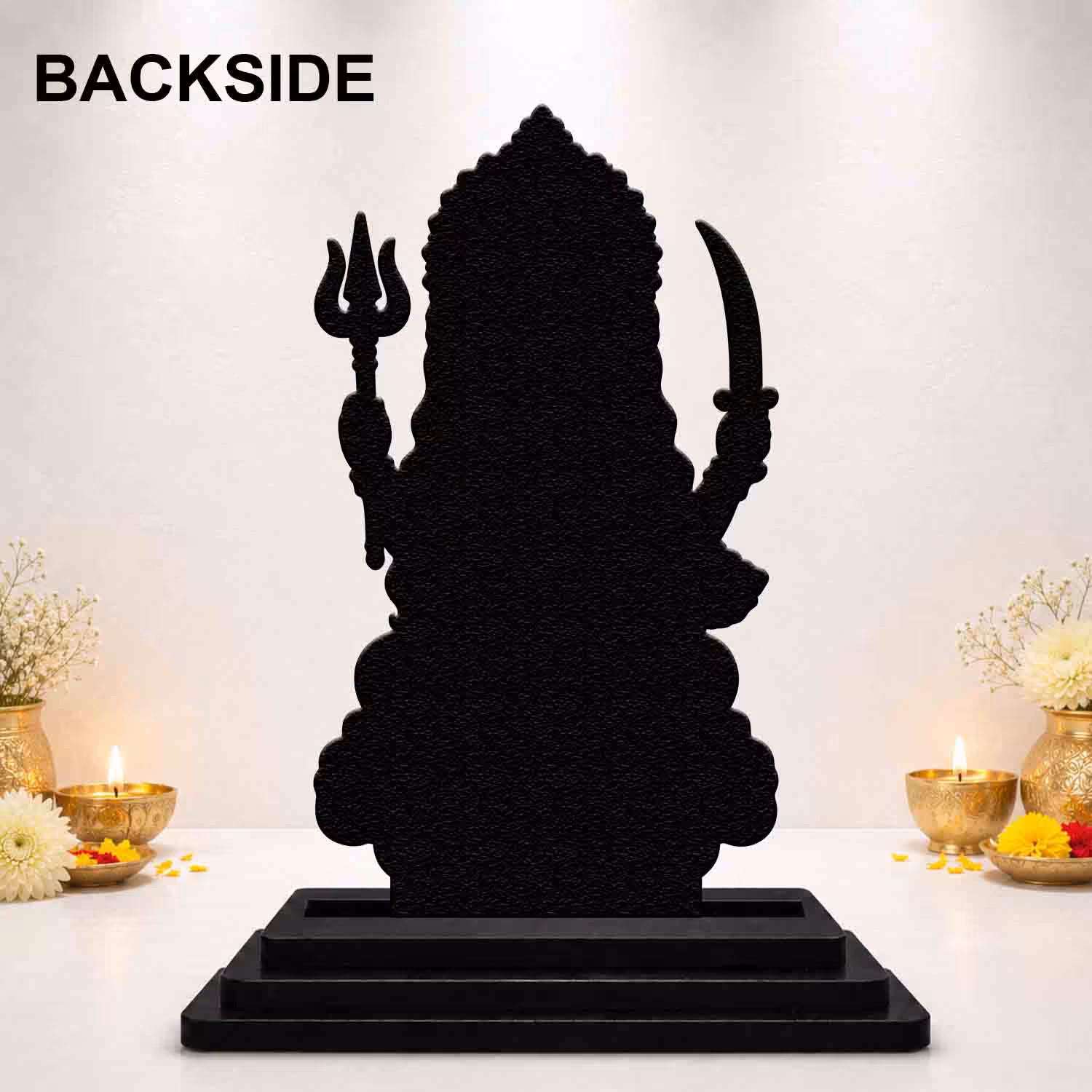Santoshi Mata Wooden God Idol car dashboard idol
