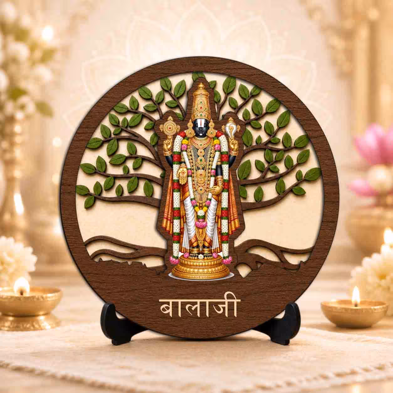 Tirupati Balaji idol Wooden God Idols