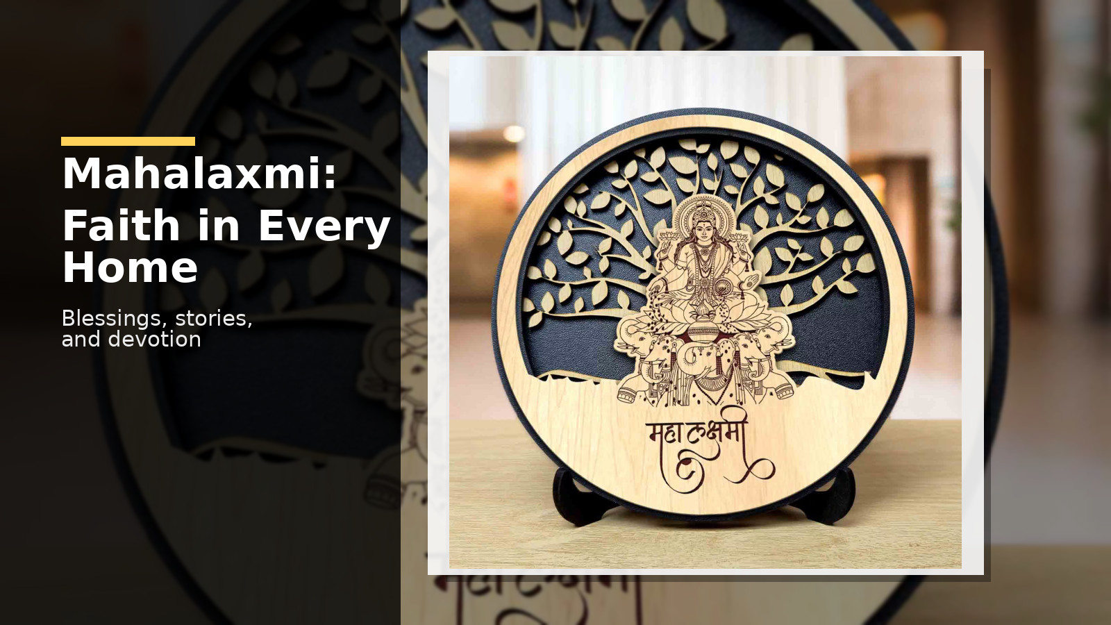 Mahalaxmi Round Engraved Idol History: Bhakti, Blessings, and Living Faith