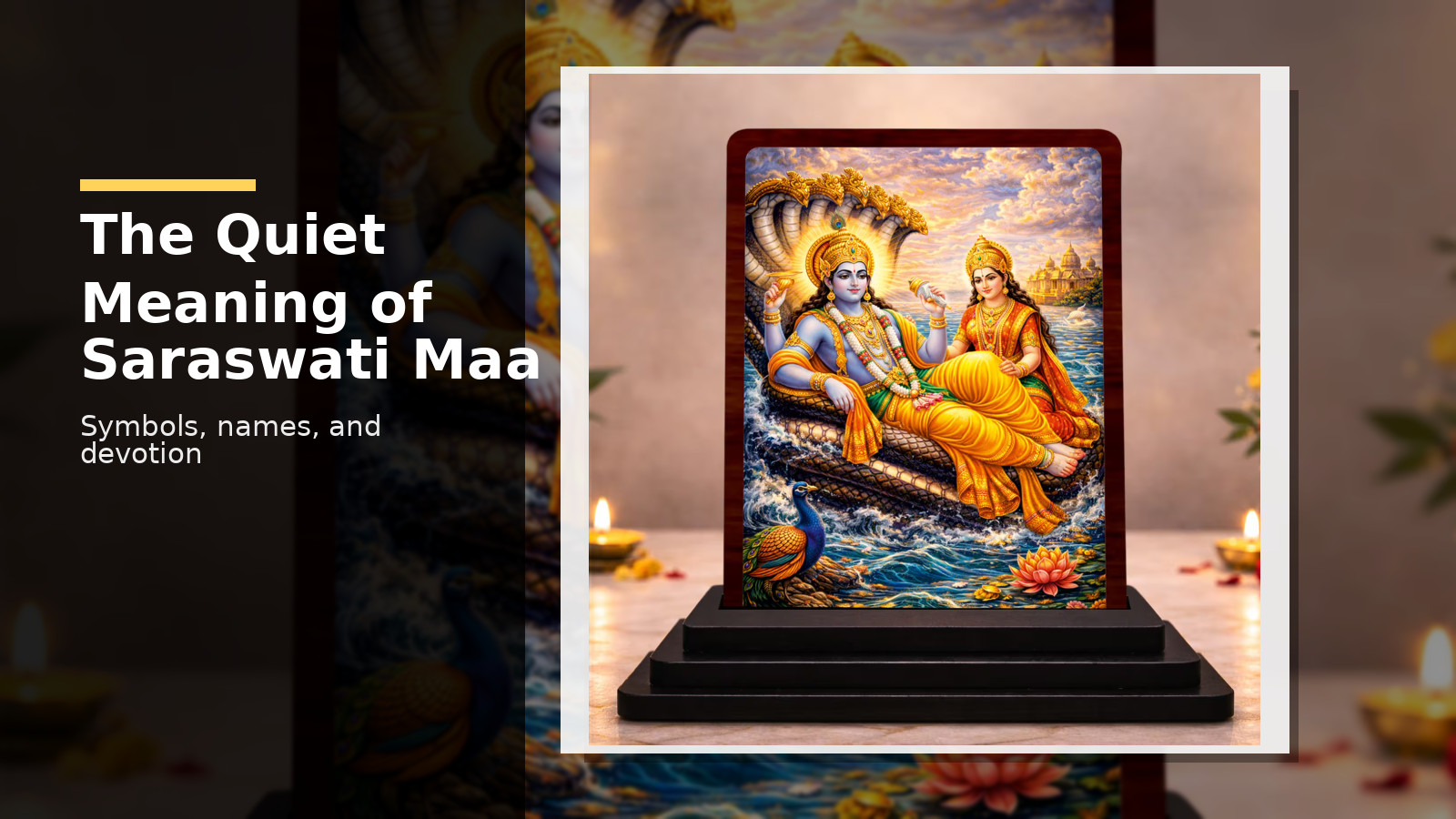 Saraswati Maa Significance: Symbols, Names, and Devotion