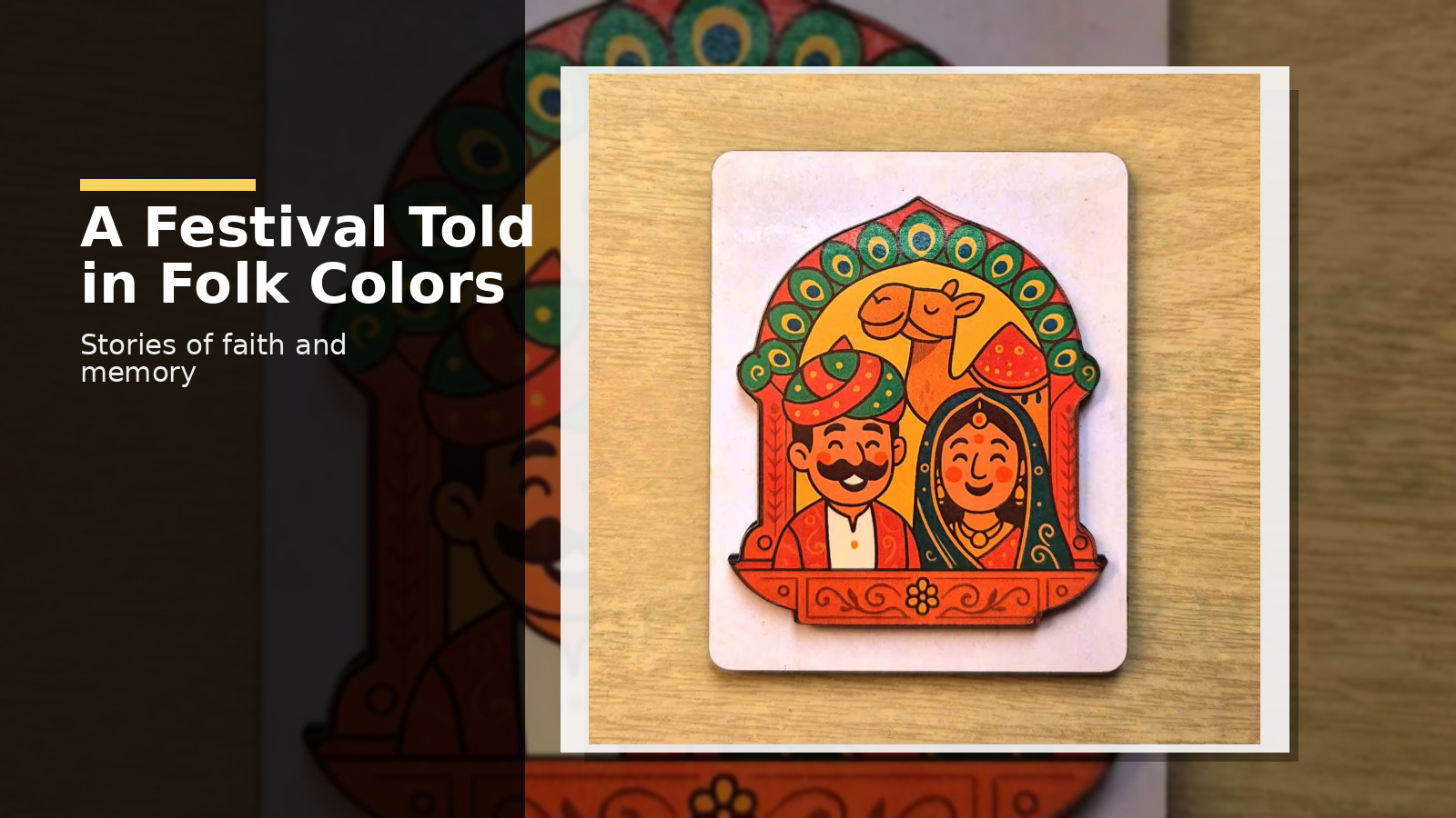 Traditional Folk Art 3D Festival Significance in Devotion