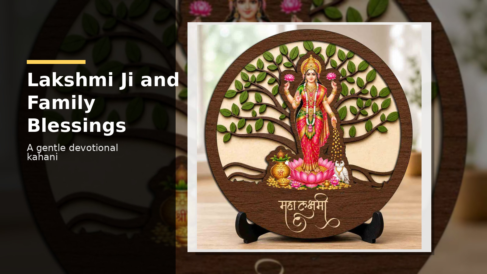 Lakshmi Ji Significance Through Family Bonds and Blessings